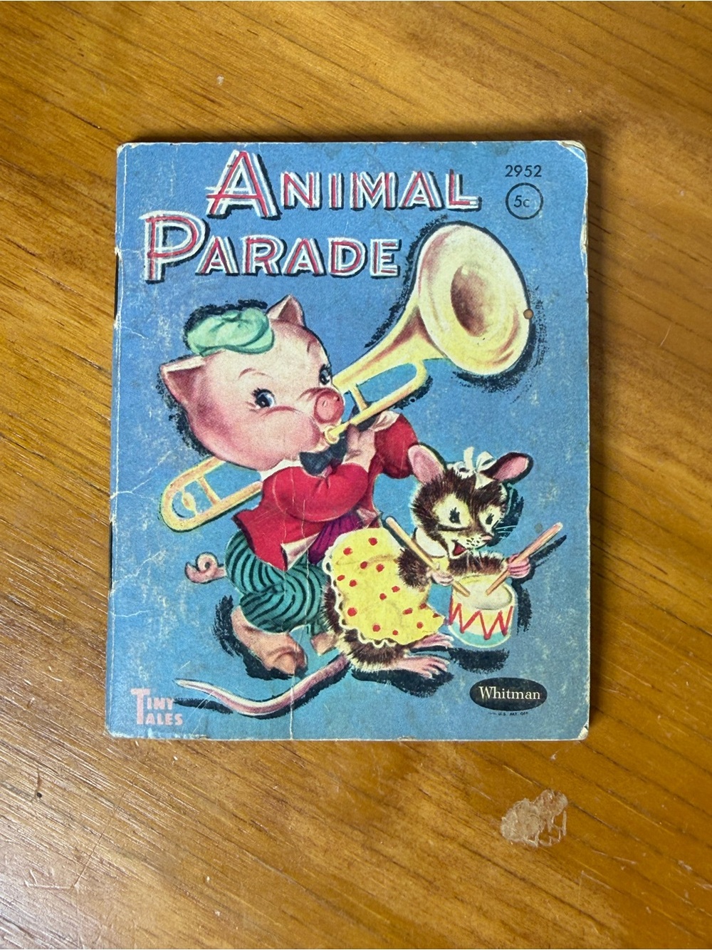 Animal Parade Vintage Blue Children’s Book